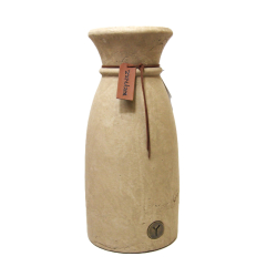 Wazon betonowy / gliniany Dzbanek rustykalny Beżowy 35cm